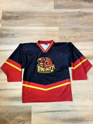Vintage SPHL Fayetteville Fire Ants Marksmen Hockey Red Black