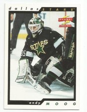ANDY MOOG 1996-97 SCORE CARD NM-MT+ CONDITION