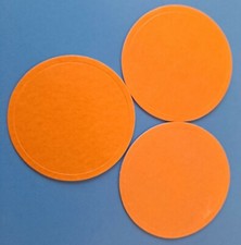 ROUND Keg Badge Fixing GASKET 82mm x 62mm full fixes keg badge pump clip