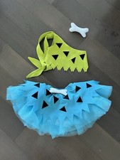 Girls Toddler Halloween Costume Pebbles Flinstone Flinstones Size 12 18 Months