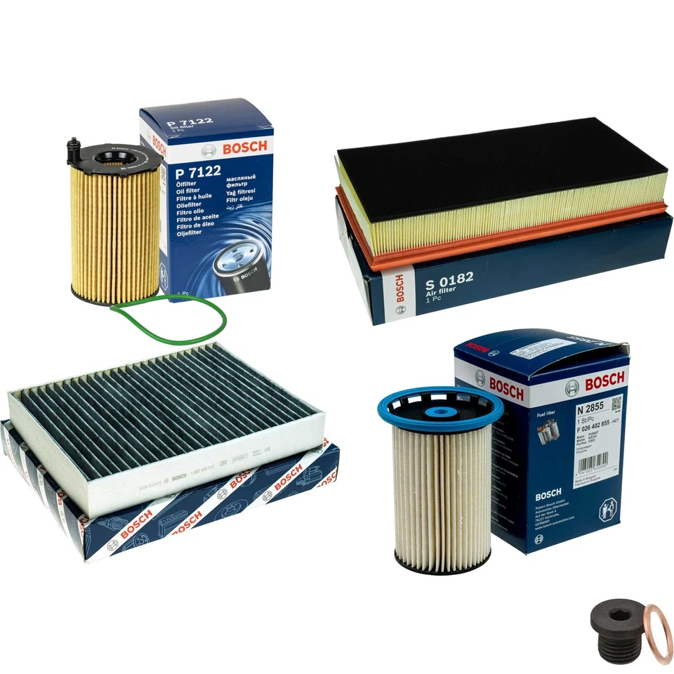 BOSCH Inspektionspaket Filterset für VW Touareg 7P5 Porsche Cayenne 92A