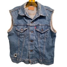 Vintage Levis Denim Vest 70505 2013 SZ 40 Or Med 