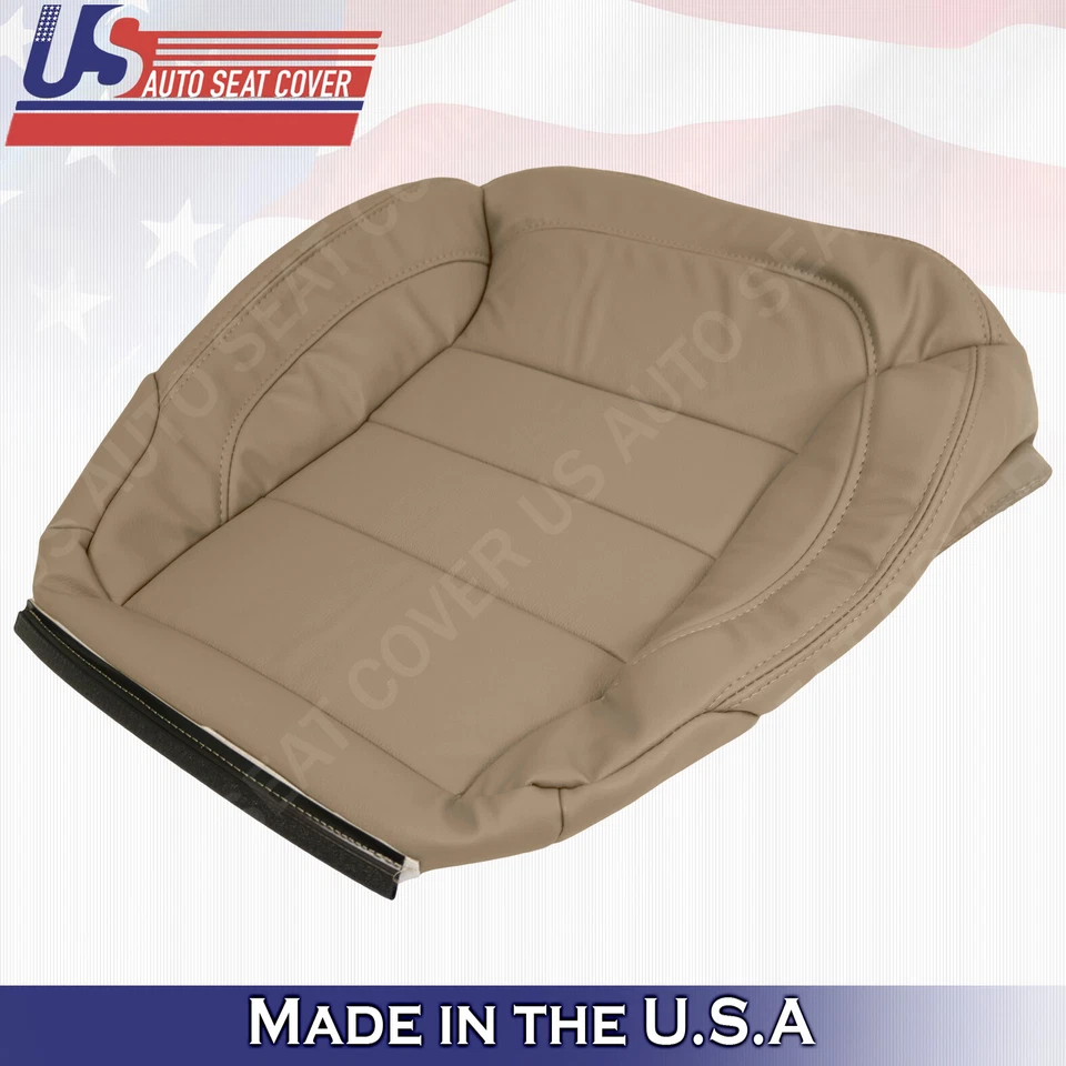 Se adapta a Mercedes Benz ML250 ML350 2012 2013 cubierta de asiento de cuero para pasajero inferior bronceado Foto 4 de 4