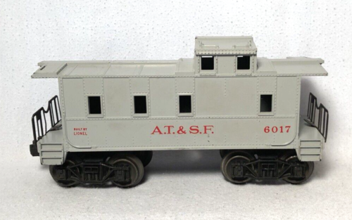 Lionel No. 6017-185 "A.T.&S.F." SP-Style Caboose, Gray - Picture 1 of 6