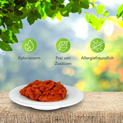 Schecker Nassfutter - Gemüse PUR - veggi - getreidefrei - Diätfutter - 6 x 410 g - Bild 4 von 6