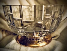 Vintage Crystal Pedestal Bowl
