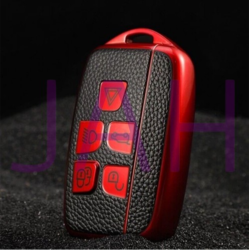 Protège-clavier Télécommande Étui Rouge Pour Range Rover Land Rover Sport Evoque - Photo 2 sur 6