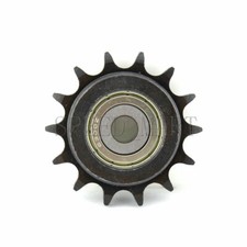 08B Idler Sprocket 14 Teeth Bore 10mm-15mm Single Bearings Metal Roller Chain