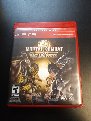Mortal Kombat vs. DC Universe Sony PlayStation 3 No Manual
