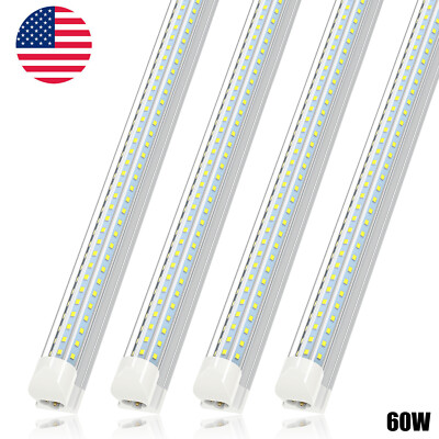 25 Pack 4FT 60W LED Linkable Shop Ceiling Light Super Bright Daylight 6000K ETL