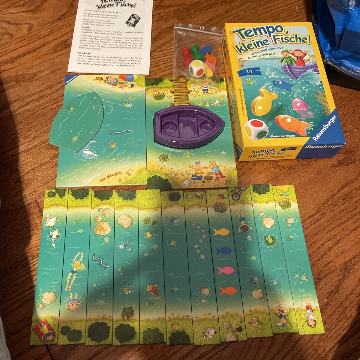 おさかなクン(テンポフィシュ：Tempo kleine Fische!)/Ravensburger/Guenter Burkhardt 2012 Ravensburger Tempo Kleine Fische Game COMPLETE | eBay