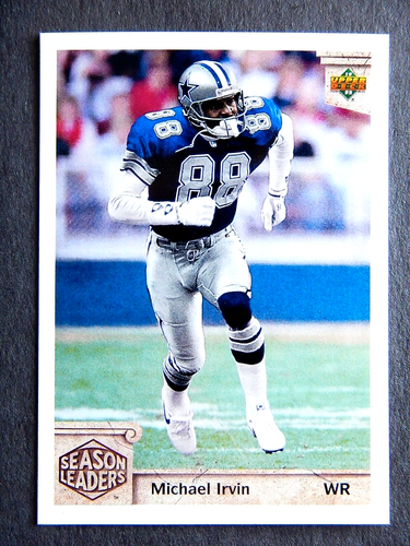 Michael Irvin 303 Upper Deck 1992 Football Card Dallas Cowboys VG EBay