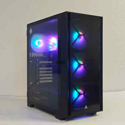 Liquid Cooled Gaming PC Desktop Computer i7 3.9GHz 16GB 1TB SSD NVIDIA RTX 3050
