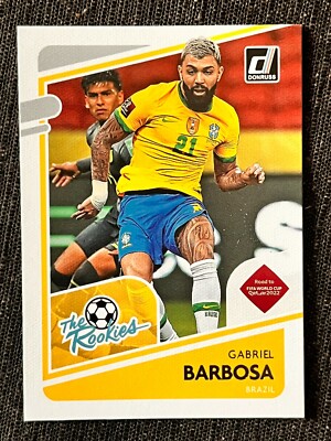 KARTE PANINI DONRUSS QATAR 2022 THE ROOKIES GABRIEL BARBOSA BRASIL # 16 MINT