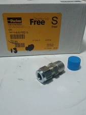 (13) Tube Fittings  3/8" Tubing - 3/8" NPT Male Pipe  Parker 6-6-FBZ-S