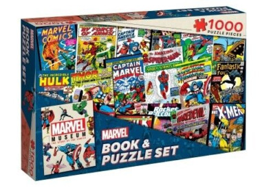 Marvel Museum: The Story of the Comics Adult Book & 1000 pc. Puzzle