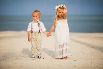 beach flower girl dresses Girls Hand Smocked Summer Beach Dress
