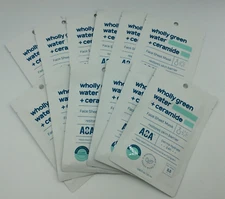AOA Skin Wholly Green Water + Ceramidin Skin Barrier Moisturizing Mask, 12/Masks