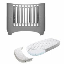 AUSSTELLUNGSSTÜCK Leander Bett Babybett + Juniorbett GRAU inkl. Matratze !!!