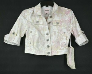 floral print denim jacket