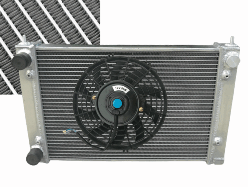 Alluminio Radiatore Per VW Golf MK2 MK II 1.6 8V and 1.8 16V 1982-1992 MT - Foto 8 di 9