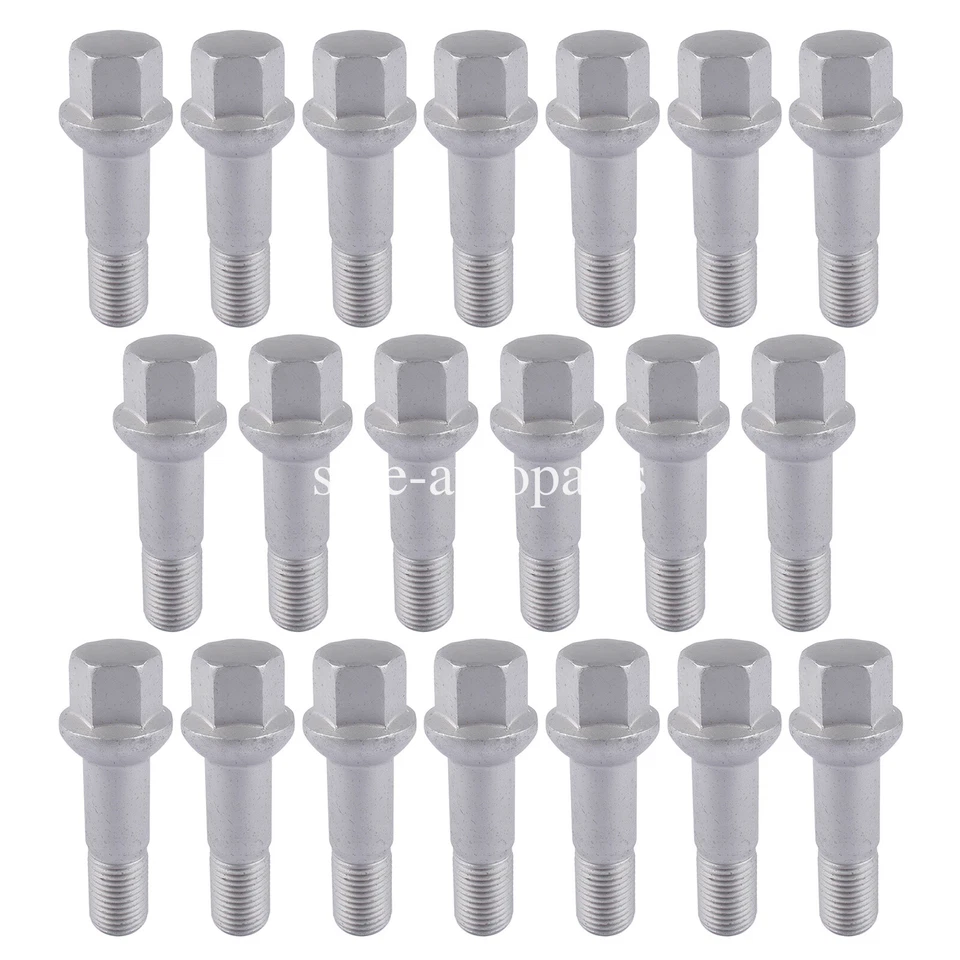 Kit de 20 porcas de parafusos de roda para Mercedes S430 S500 G500 ML350 0009905307 - Imagem 3 de 4