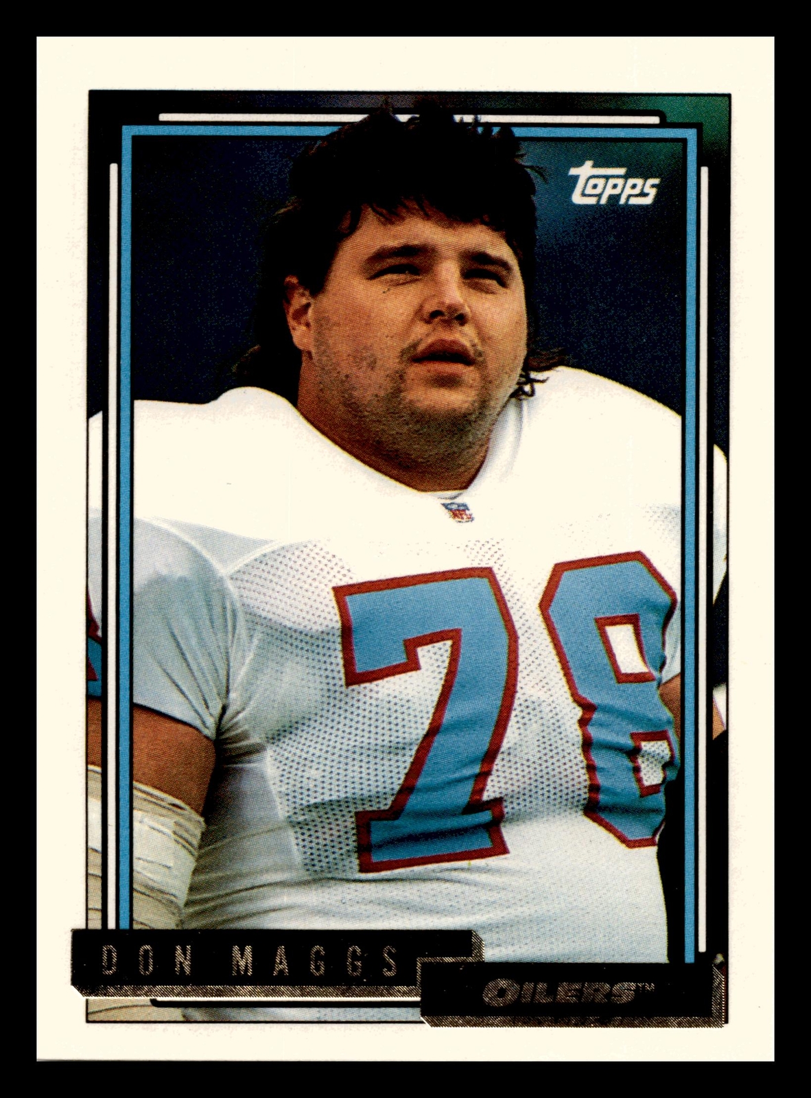 Don Maggs 1992 Topps Gold Gold #625a Houston Oilers NM-MINT