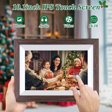WiFi Digital Picture Frame 10.1 Inch Smart Digital Photo Frame with IPS Touch...