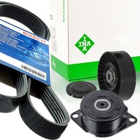 Bosch 6PK1153 Keilrippenriemen-Satz + Spanner FüR Golf Passat Polo Sharan VW
