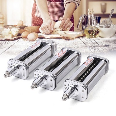 Kitchen Aid Artisan Nudelblatt Roller Cutter Edelstahl Nudelvorsatz Pastaaufsat