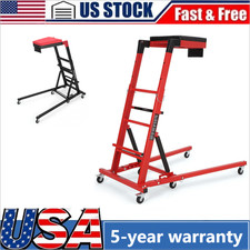 Foldable Topside Automotive Engine Creeper w/ 6 Swivel Caster Wheels Adjustable