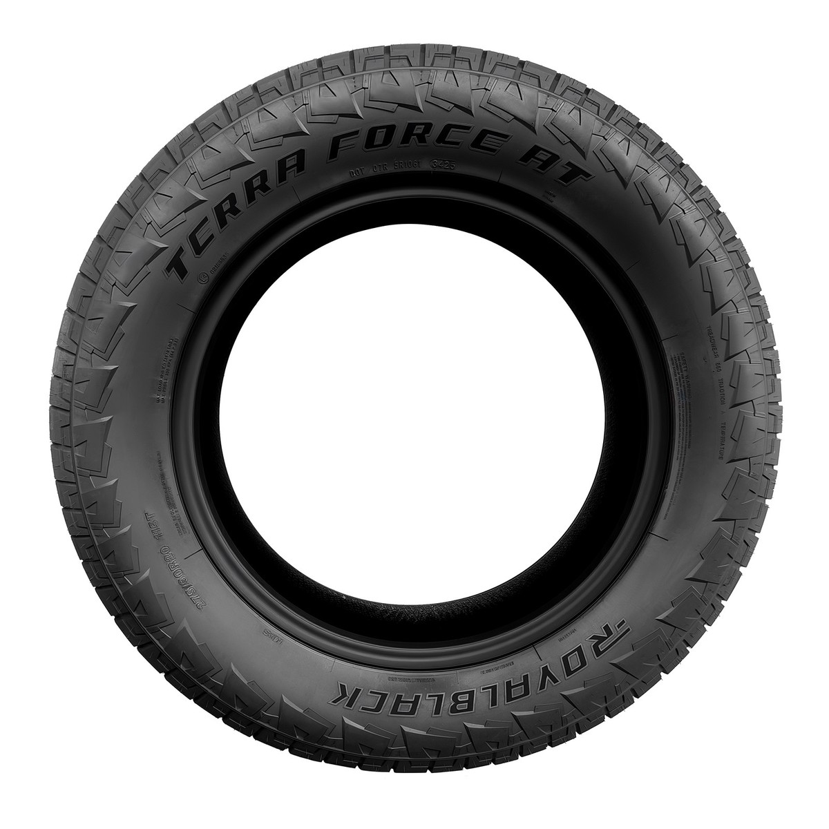 Set of 1 TERRA Off Road 275/60R20 115T Tire 9.6mm Tread 660AA BSW