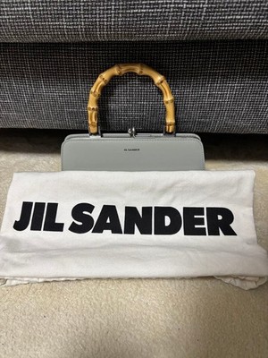 Jil Sander Goji Bamboo Shoulder Bag Women Bag Original Collection