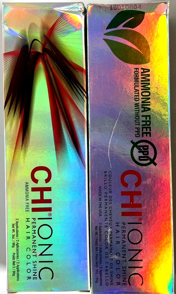 CHI Ionic Permanent Shine Hair Color AMMONIA FREE/PPD FREE 3oz NIB 1 Ship Price - Image 2 of 4