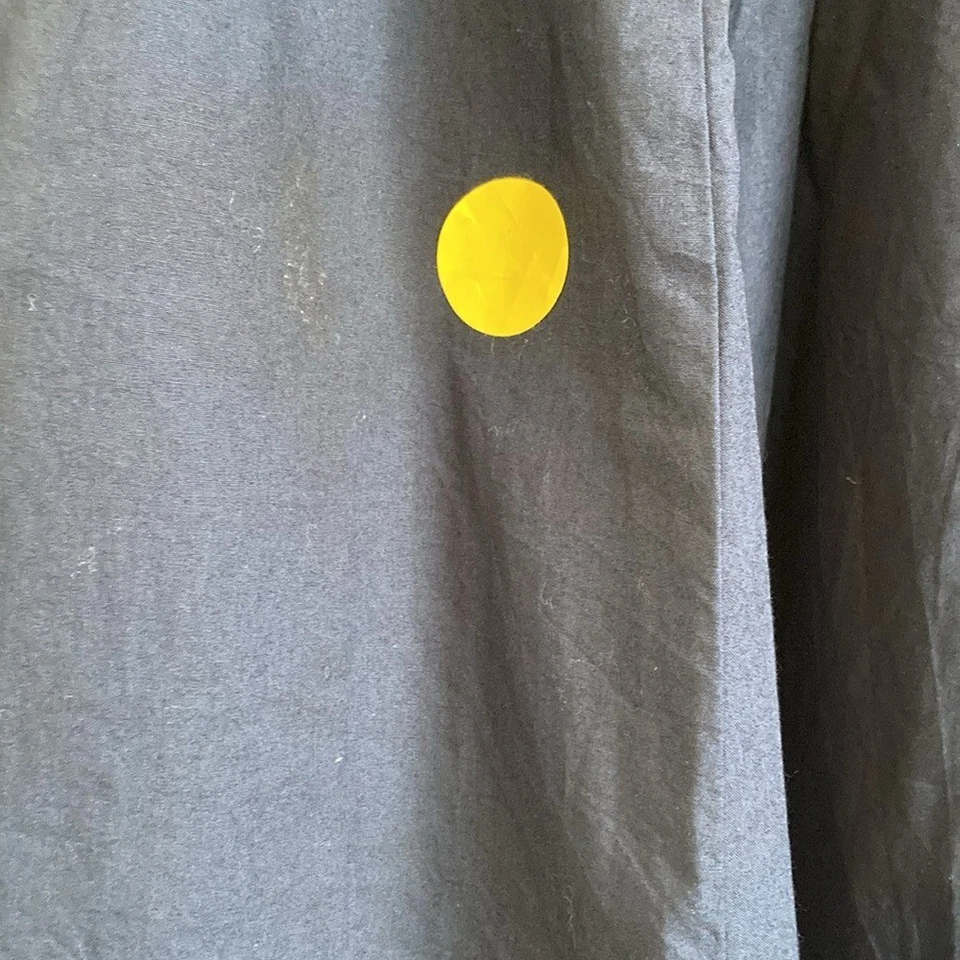 J Crew Contrast-stitch midi skirt in cotton poplin Size 0 Navy Blue - Image 4 of 4