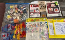 Lot Of Sewing Notions Thread Iron On Transfers Embroidery Thread Patches More 4