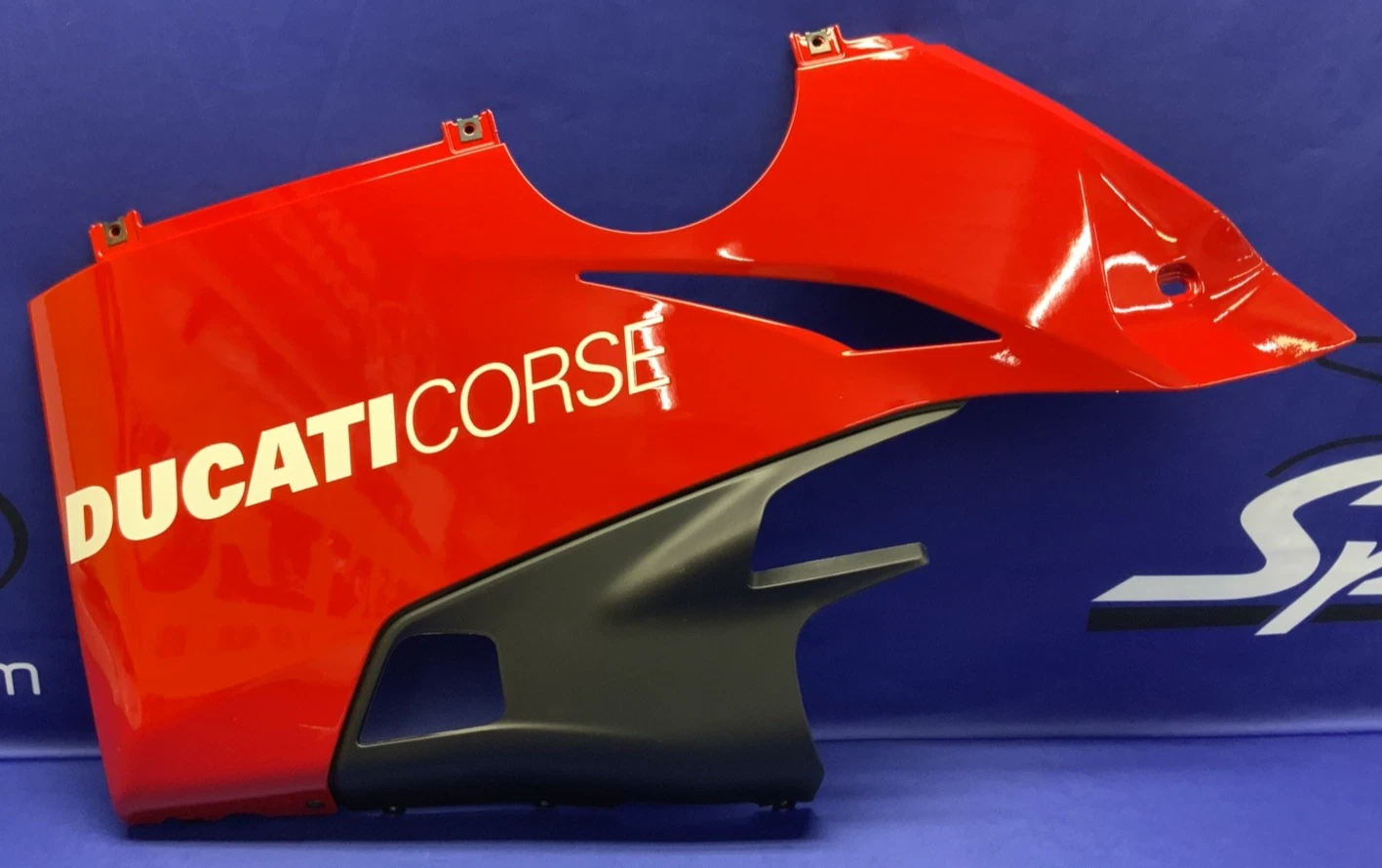 Ducati Left Lower Fairing (Anniversary Red) Panigale V4 2020 OEM 48019275BT