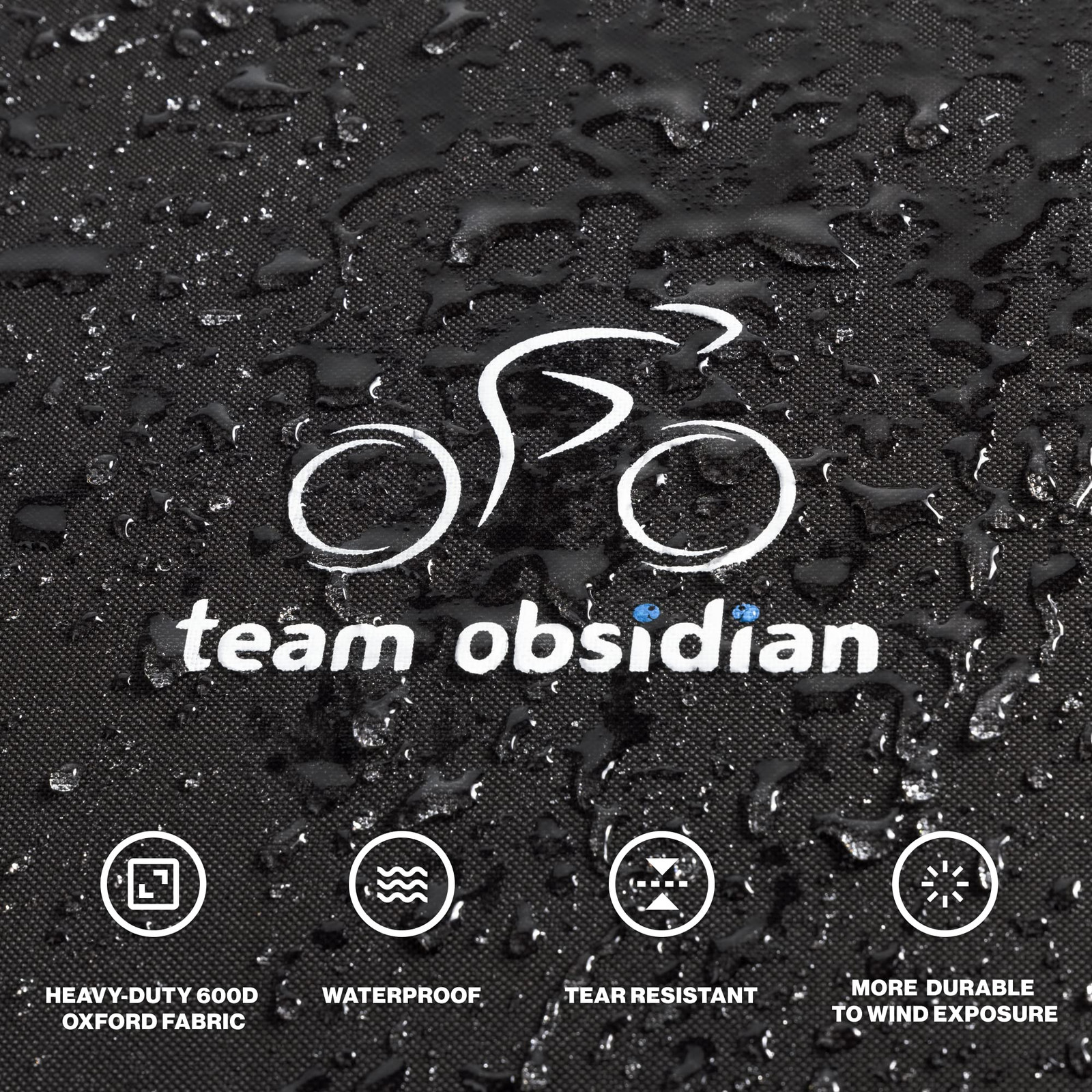 TeamObsidian Bike Cover Водонепроницаемый чехол для хранения велосипедов на открытом воздухе на 1 2 или 3 велосипеда