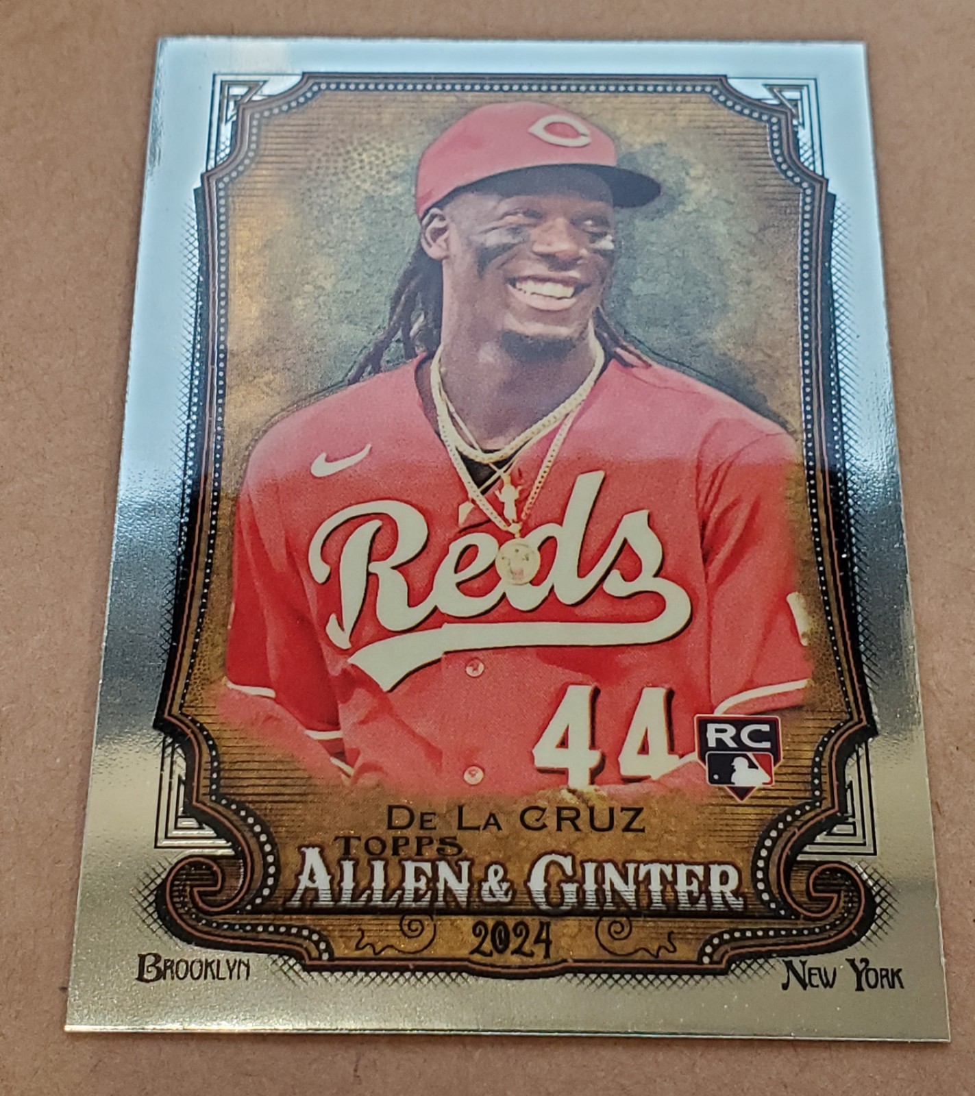 2024 Topps Allen & Ginter Chrome #44 Elly De LA Cruz RC Cincinnati Reds