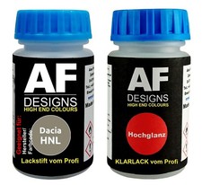 Lackstift für Dacia HNL Beige Sable Metallic + Klarlack je 50ml Autolack Basisla