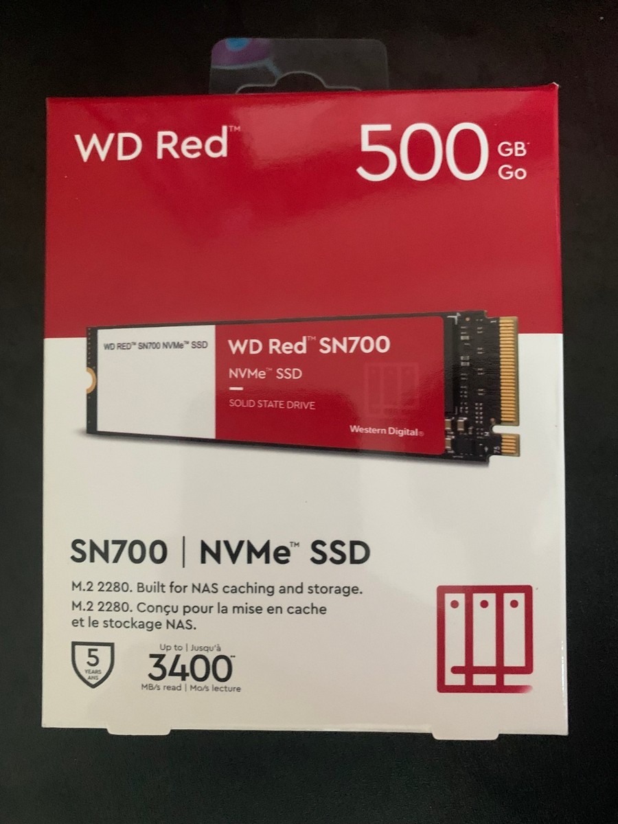 ほぼ未使用 WD Red SN700 500GB NVMe SSD Western Digital Red SN700 500GB M.2 NVMe Internal SSD (WDS500G1R0C