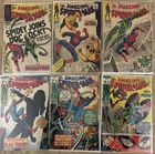 Amazing Spider-Man Silver Age 6 Book Lot. #56,57,64,86,88,94. (vol.1) 2.0-4.0.