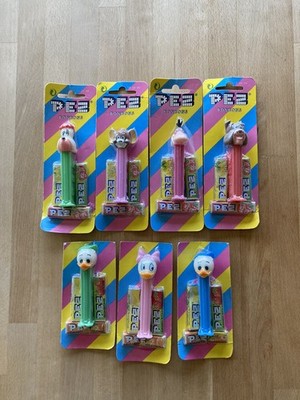 PEZ-Spender Konvolut Comic Cartoon Sammlung selten Spielzeug 1995 Vintage 