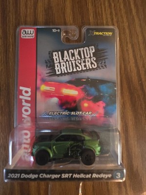 Auto World Xtraction 2021 Dodge Charger SRT Hellcat Redeye (Green) HO Slot Car