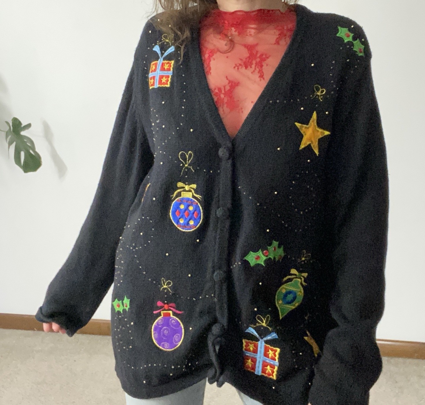 VINTAGE BASIC EDITIONS 2X Embroidered Christmas O… - image 1