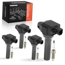 Set of 4 Ignition Coil Pack and Iridium Spark Plugs