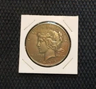 1934 S Peace Silver Dollar AU About Uncirculated Better Date Toned US $1 Coin