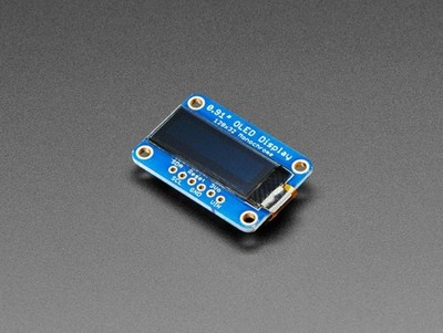 Monochromes 0.91'' 128x32 I2C OLED Display - STEMMA QT / Qwiic  (ADA4440)