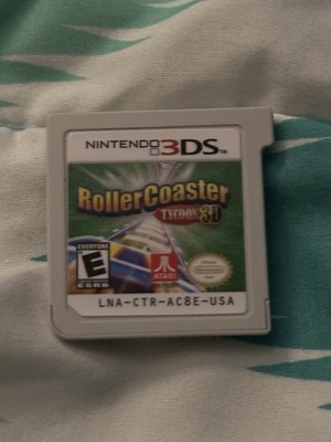 RollerCoaster Tycoon 3D (Nintendo 3DS, 2012) Cartridge Only - Tested - Working