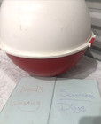 The Big Bobber Floating Cooler White/Red Plastic Floating Ice Chest Cooler — photo 7